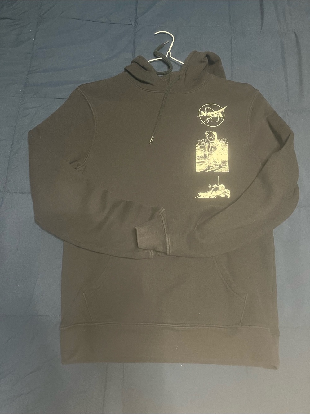 Old Navy Black NASA Graphic Hoodie
